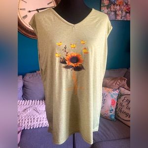 Sunflower Faith Tank